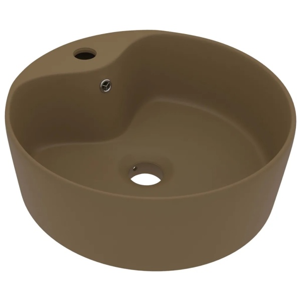 Chiuvetă De Lux Cu Preaplin Crem Mat 36 x 13 cm Ceramică 147040